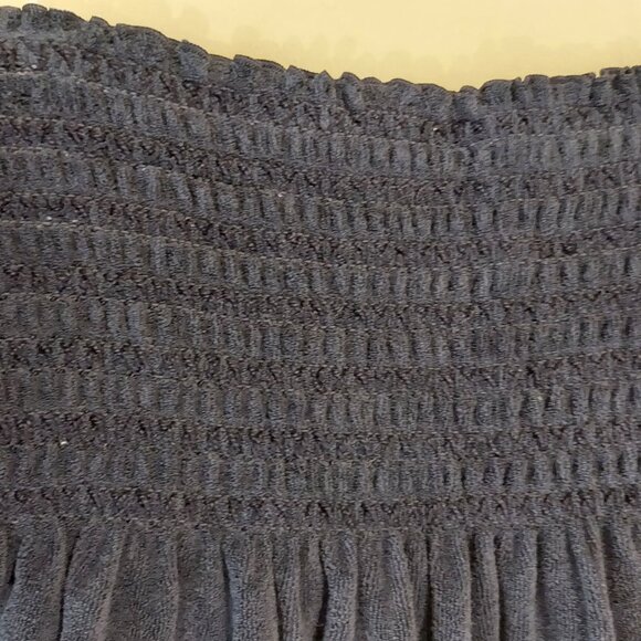 Juicy Couture Navy Blue Stretch Terry Bandeau Dress - Picture 4 of 4